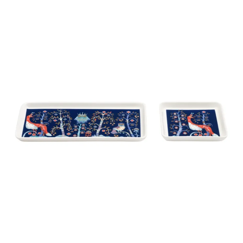 Taika plate 12x24 cm, Blue