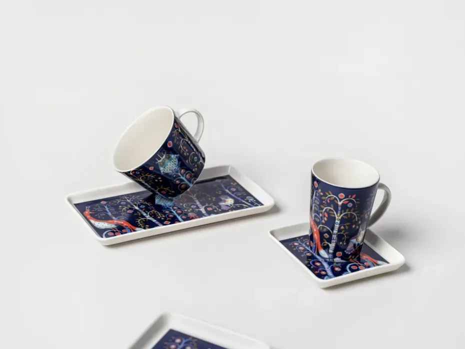 Taika plate 12x24 cm, Blue