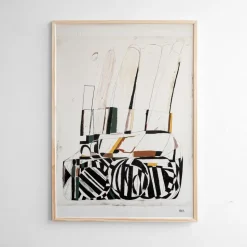 Takes time to pass poster 70x100 cm, multi