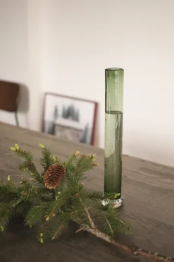 Tall vase, Green, 40 cm