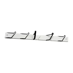 Tamburin coat hook 52.5 cm, White-black