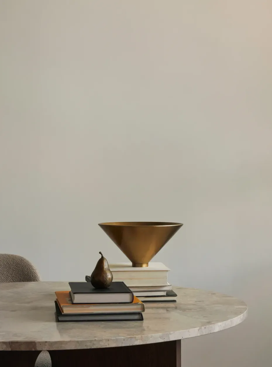 Taper bowl Ø26 cm, Brass