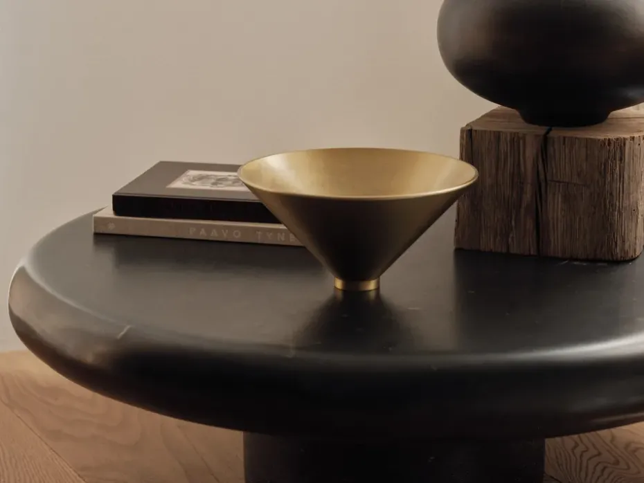 Taper bowl Ø26 cm, Brass