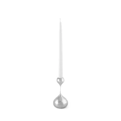 Tender candle holder small, Nickel