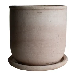 Terra pot, Sand, Ø33x36 cm