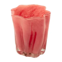 Tess candle holder Ø10 cm, Raspberry