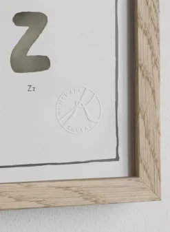The Alphabet watercolour Poster, 50x70 cm
