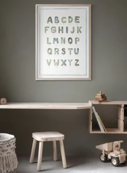 The Alphabet watercolour Poster, 50x70 cm