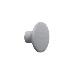 The Dots clothes hook grey, Ø9 cm