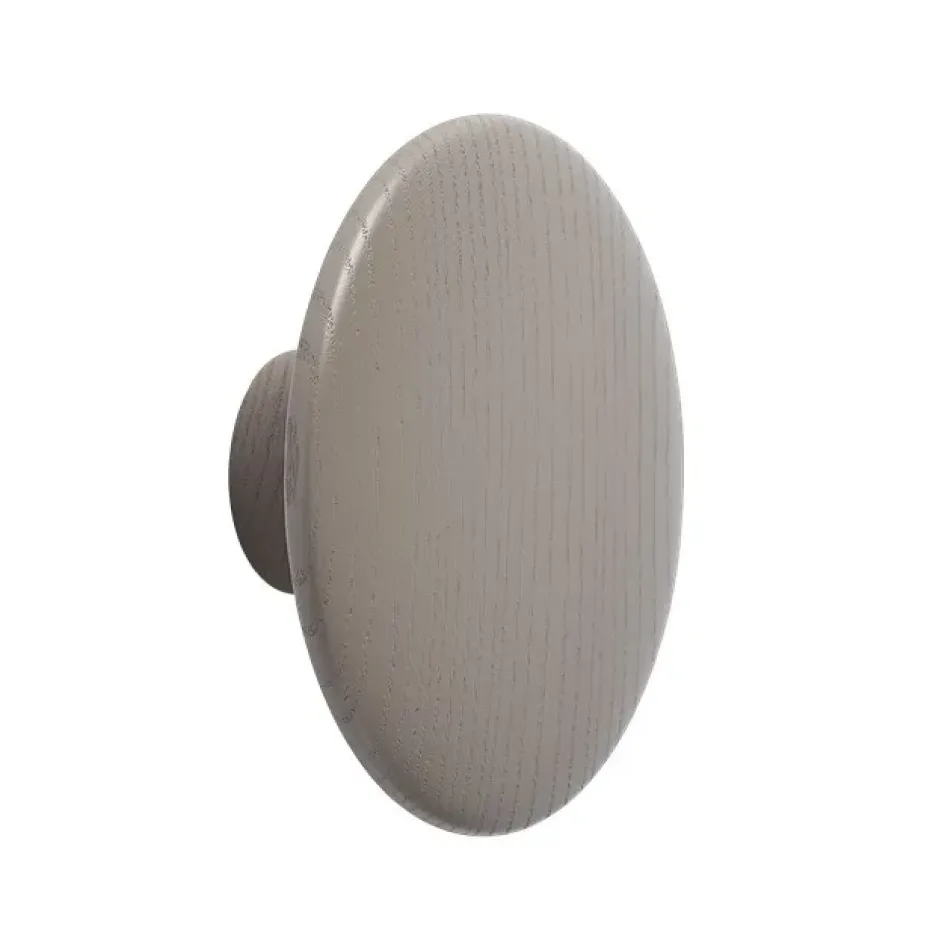 The Dots clothes hook taupe, Medium