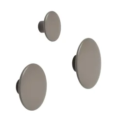 The Dots clothes hook taupe, Small