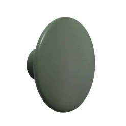 The Dots coat hook dusty green, Medium