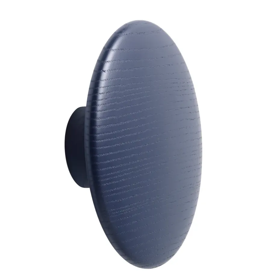 The Dots coat hook midnight blue, Large