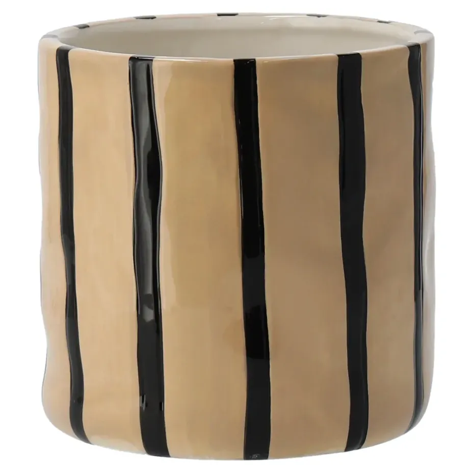 Thrive flowerpot Ø20 cm, Beige-Black