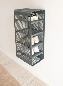 Tica Rack Wall large wall shelf, Steelgrey