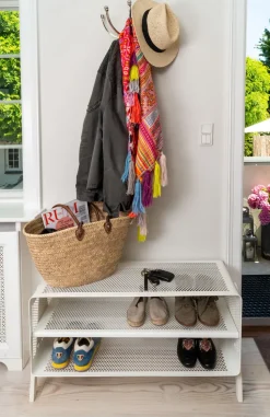 Tica shelf large, Mat white