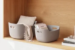 Tidy storage basket 48x35x26 cm, Tin
