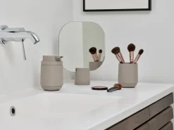 Time table mirror 26.5 cm, Concrete