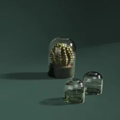 Tota candleholder, green