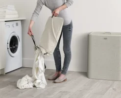 Tota Trio laundry basket 90 L, Ecru