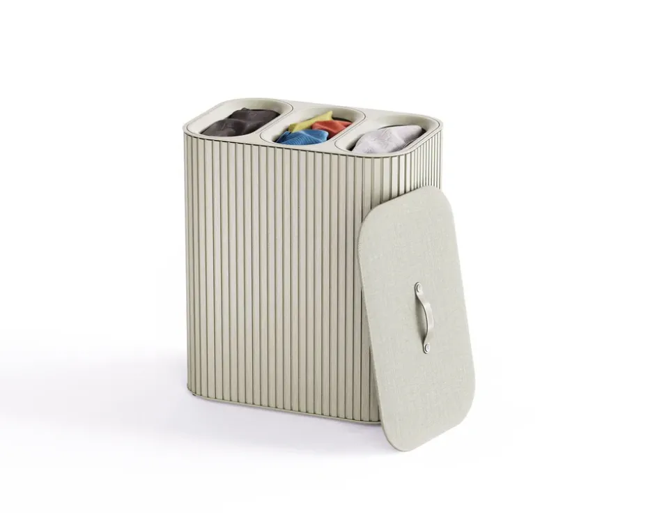 Tota Trio Luxe laundry basket 90 L, Ecru