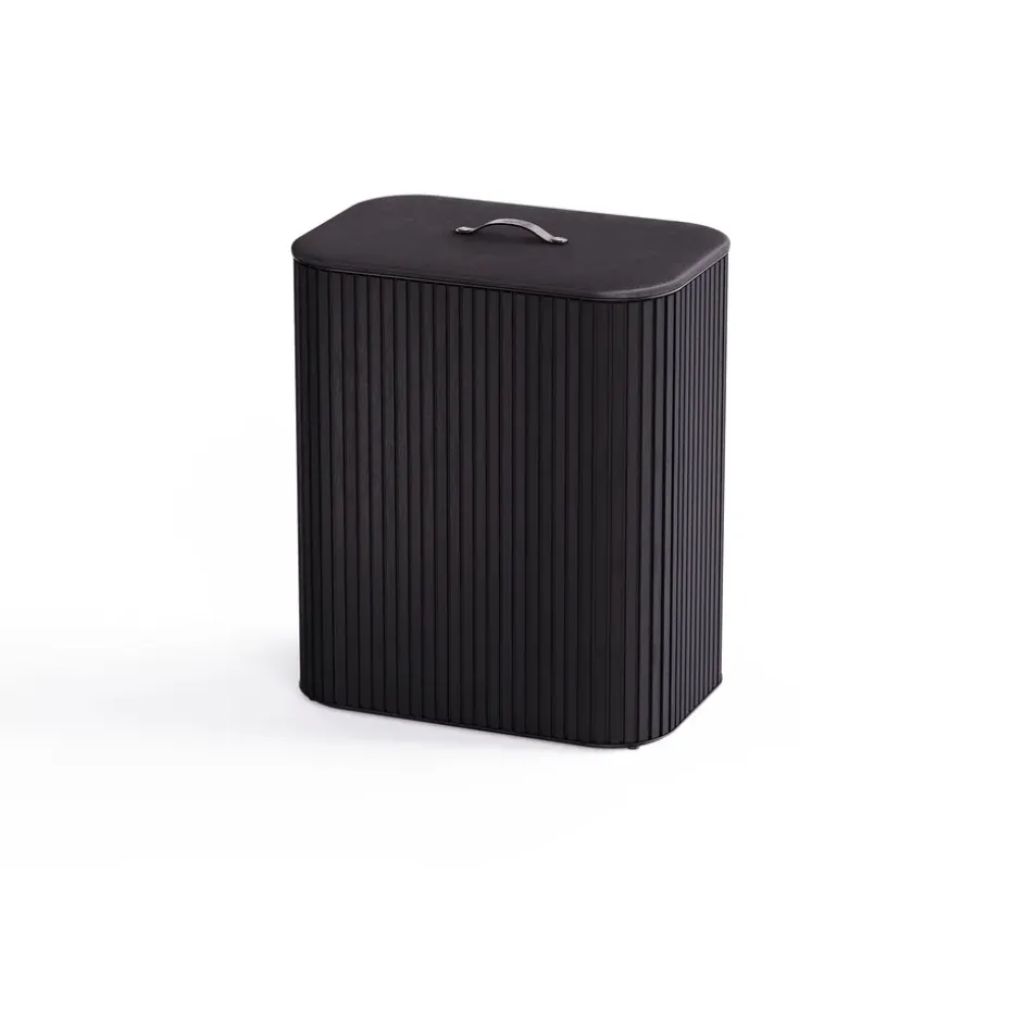 Tota Trio Luxe laundry basket 90 L, Black