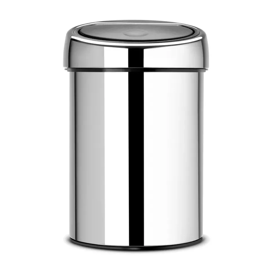 Touch Bin waste bin 3 liters wall mounted, brilliant steel