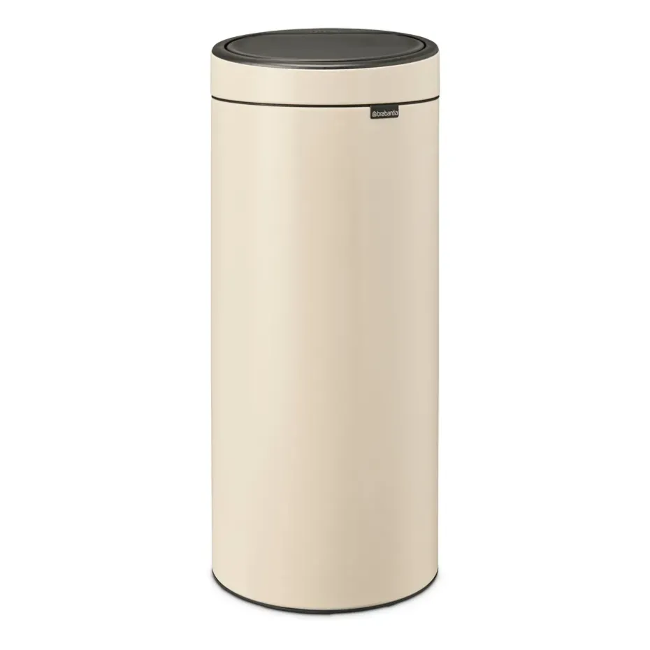 Touch Bin waste bin 30 liters, Soft beige