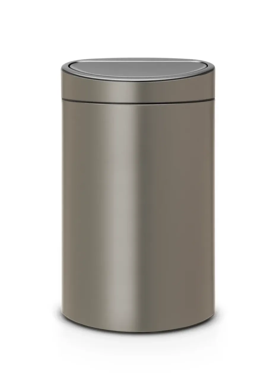 Touch Waste Bin recycle with plastic Inner Bucket 10/23 L, Brown