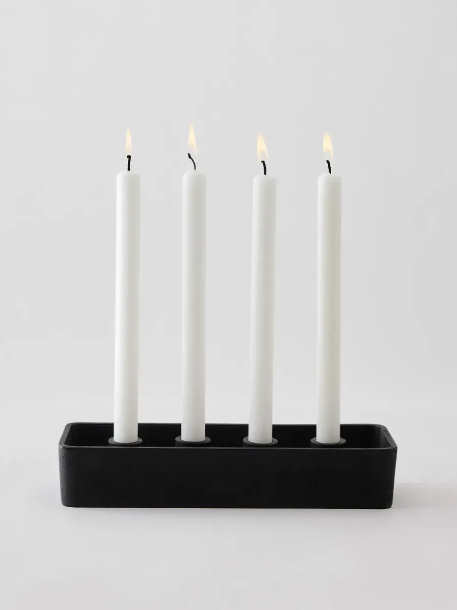 Toulouse Advent candle holder, Black