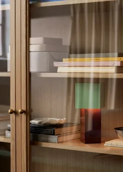 Trace SC88 display cabinet 120x192x40 cm, Natural oak