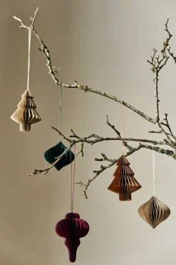 Tree baubles 4-pack, Beige