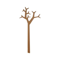 Tree Rock wall hanger, Oak clear lacquer