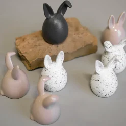 Triplets easter rabbit 3-pack, white dot