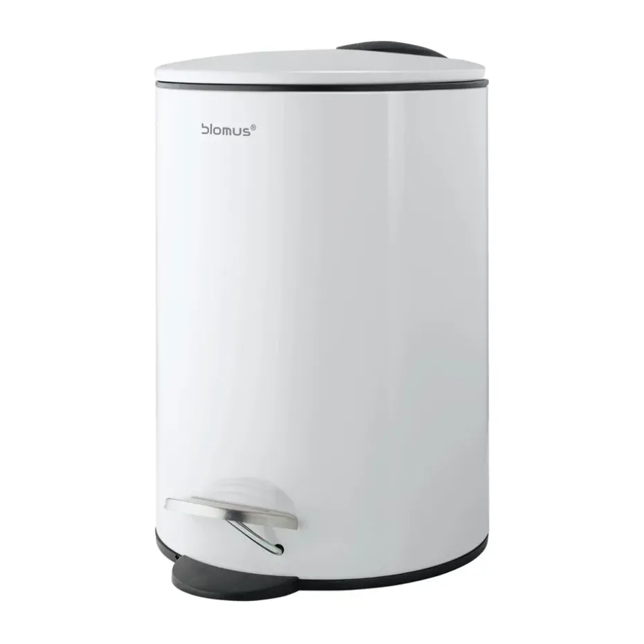 Tubo pedal bin 3 L, White