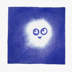Tufs poster 50x50 cm, Blue-white