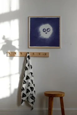 Tufs poster 50x50 cm, Blue-white