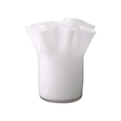 Tulip vase 20 cm, white