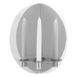 Twilight candle sticks wall, Nickel