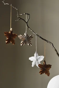 Twinkle baubles 4-pack, Natural