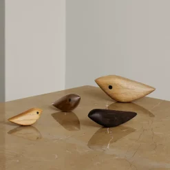 Twirling Bird decoration XL, Oak
