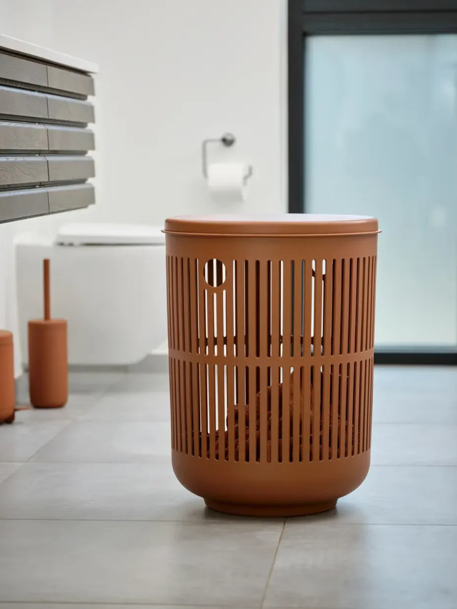 Ume laundry basket, Terracotta