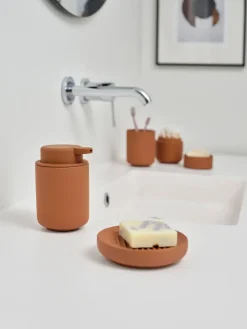 Ume soap dish, Terracotta