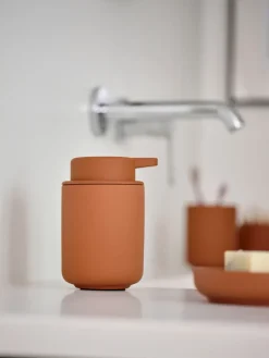 Ume soap dispenser, Terracotta