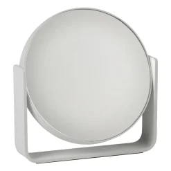 Ume table mirror with 5x magnification 19x19.5 cm, Soft grey