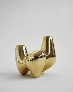 Unity candlestick, Brass