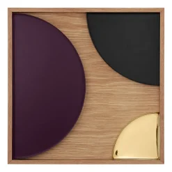 Unity square tray oak, Large