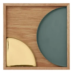 Unity square tray oak, Small