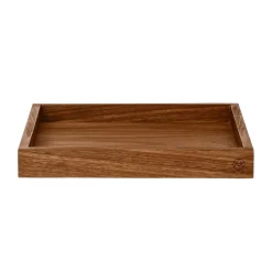 Unity square tray walnut, small