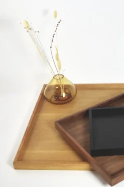 Uno lantern-vase 12 cm, Amber